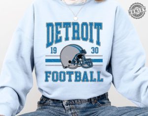 Detroit Football Shirt Vintage Detroit Lions Hoodie Detroit Game Day Apparel Trendy Detroit Football Fan Gift Lions Football Tshirt honizy 8