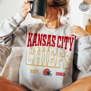 Chiefs Kc Kansas City Shirt Football Kansas City Hoodie Red And Yellow Football Sweatshirt Red Gold Kansas City Football Tshirt honizy 5