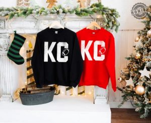 Kansas City Football Shirt Textured Kc Sweatshirt Vintage Look Kc Football Tshirt Gameday Shirt Kc Hoodie Classy Chiefs Football Gift For Chiefs honizy 3