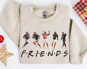 Cincinnati Bengals Friends Sweatshirt Bengals Hoodie Cincinnati Gear Sweatshirt Joe Burrow Jamarr Chase Tshirt Bengals Fan Gift For Football Fan honizy 2