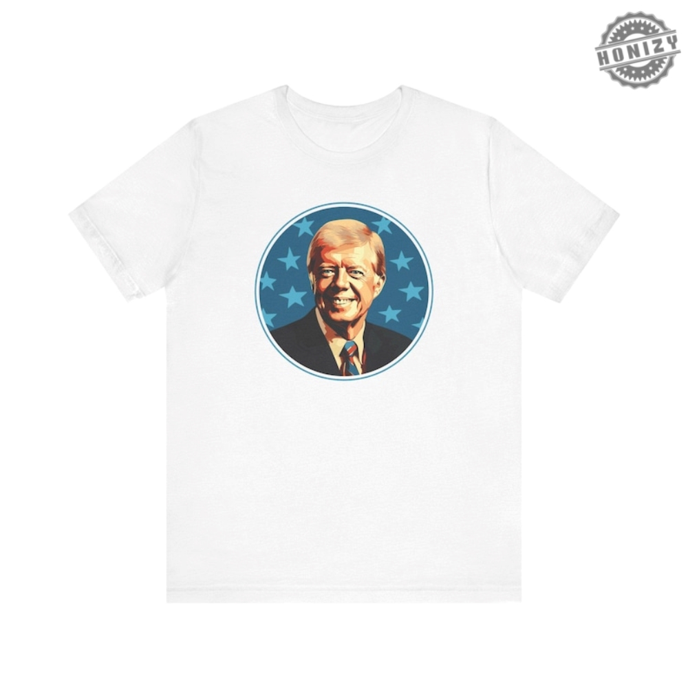 Jimmy Carter Unisex Shirt President Illustration Hoodie Jimmy Carter Sweatshirt Presidential Campaign Collectors Tshirt honizy 1