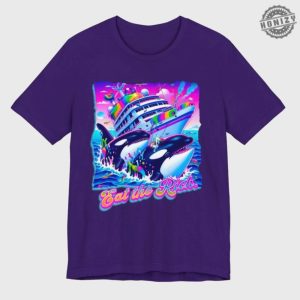 Eat The Rich Shirt Whale Tshirt 90S Orca Funny Whale Yacht Sweatshirt Eat The Rich Whale Hoodie 90S Animal Retro Shirt honizy 8