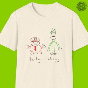 Funny Parody Meme Shirt Unisex Softstyle Tee Marty And Weegee Joke Gift honizy 2