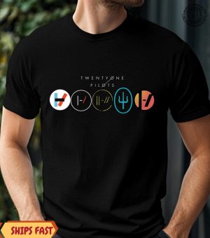 Twenty One Pilots Unisex Tee Merchandise Band Shirt Music Concert Fan Apparel Alternative Rock Graphic Hoodie Gift For Fans honizy 4