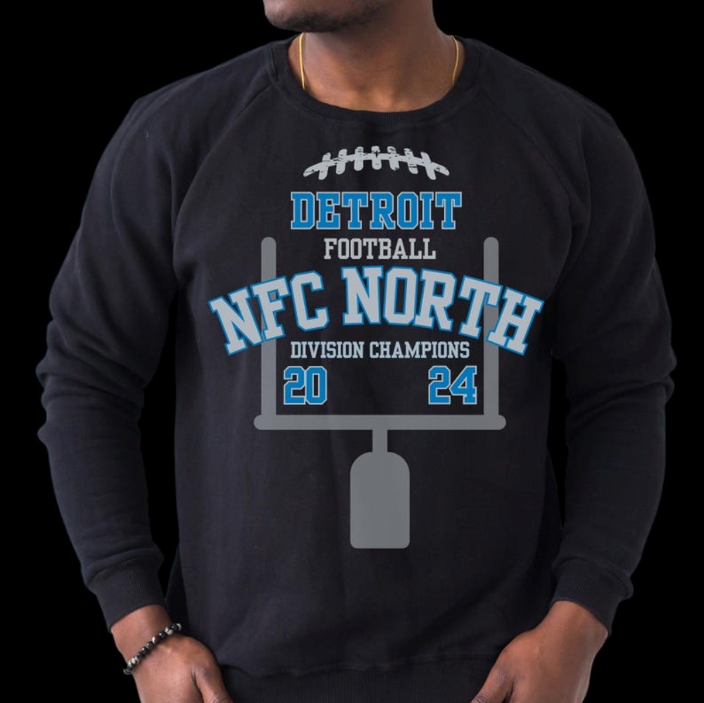 Detroit Michigan Football Nfc North Champions Gift Shirt