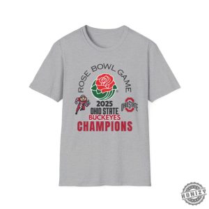 Ohio State University 2025 Rose Bowl Champions Shirt Osu Buckeyes Champs Hoodie College Football Souvenir Sweatshirt Cfb Game Day Merch Championship Tshirt honizy 2