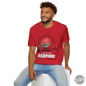 Ohio State University 2025 Rose Bowl Champions Shirt Osu Buckeyes Champs Hoodie College Football Souvenir Sweatshirt Cfb Game Day Merch Championship Tshirt honizy 3