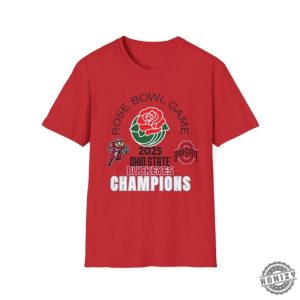 Ohio State University 2025 Rose Bowl Champions Shirt Osu Buckeyes Champs Hoodie College Football Souvenir Sweatshirt Cfb Game Day Merch Championship Tshirt honizy 5