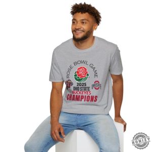 Ohio State University 2025 Rose Bowl Champions Shirt Osu Buckeyes Champs Hoodie College Football Souvenir Sweatshirt Cfb Game Day Merch Championship Tshirt honizy 6