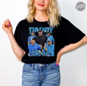 Daddy Dan Campbell Lions Head Coach Bootleg Tee Detroit Football Fans Detroit Lions Gift honizy 7