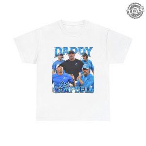 Daddy Dan Campbell Lions Head Coach Bootleg Tee Detroit Football Fans Detroit Lions Gift honizy 9