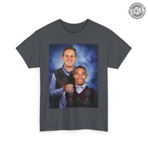 Jared Goff Amon Ra St. Brown Step Brothers Tee Detroit Lions honizy 2