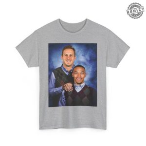 Jared Goff Amon Ra St. Brown Step Brothers Tee Detroit Lions honizy 5