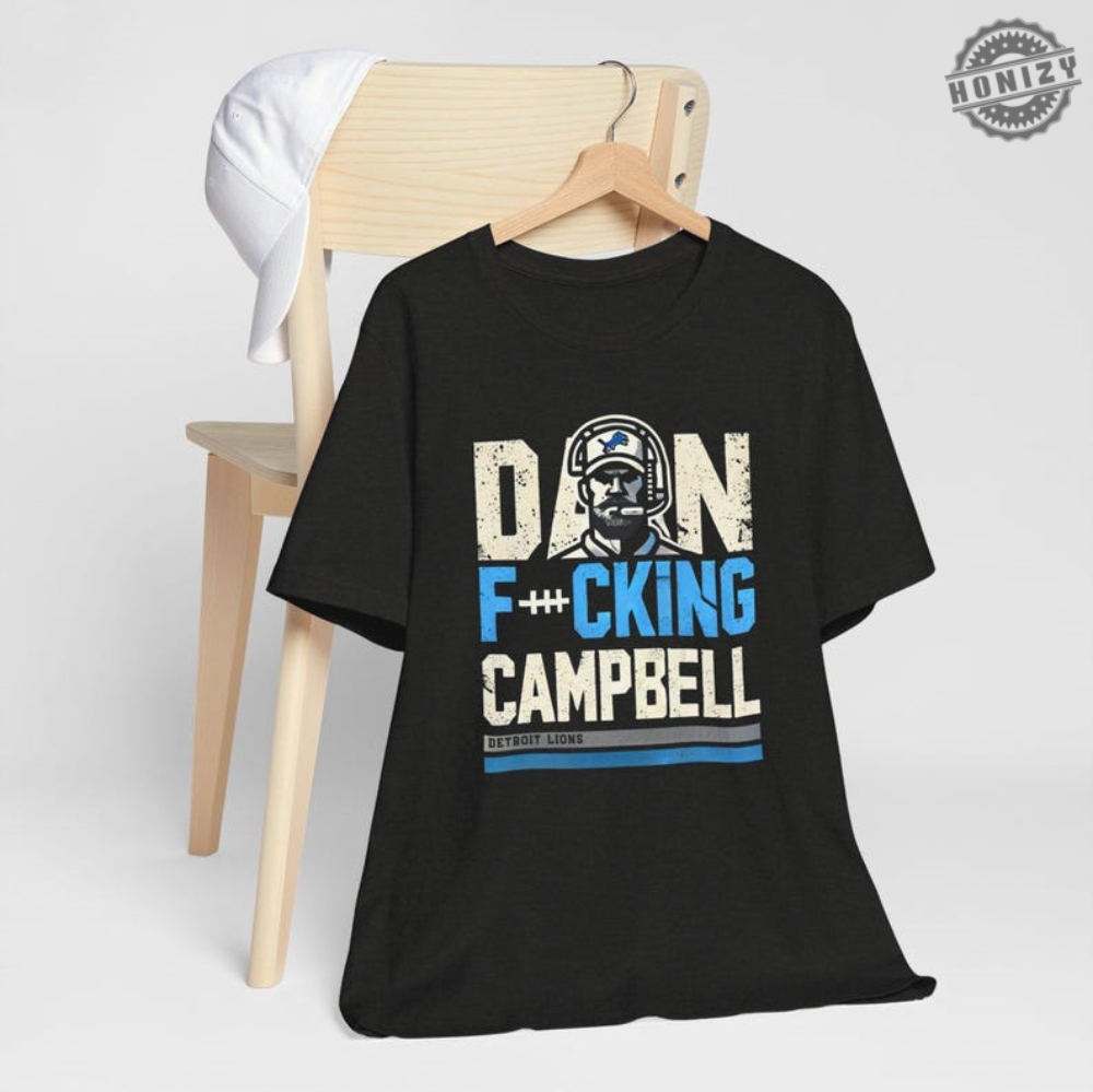 Dan Campbell Detroit Lions Michigan Football Shirt