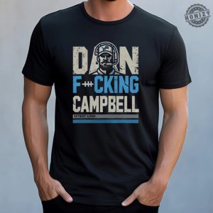 Dan Campbell Detroit Lions Michigan Football Shirt honizy 5