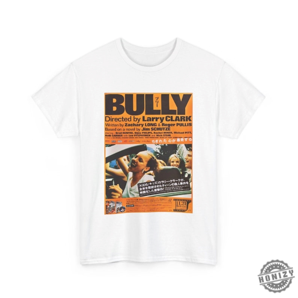 Movie Poster Japan Tee Larry Clark Bully Film Clothing Cult Movie Gift honizy 1