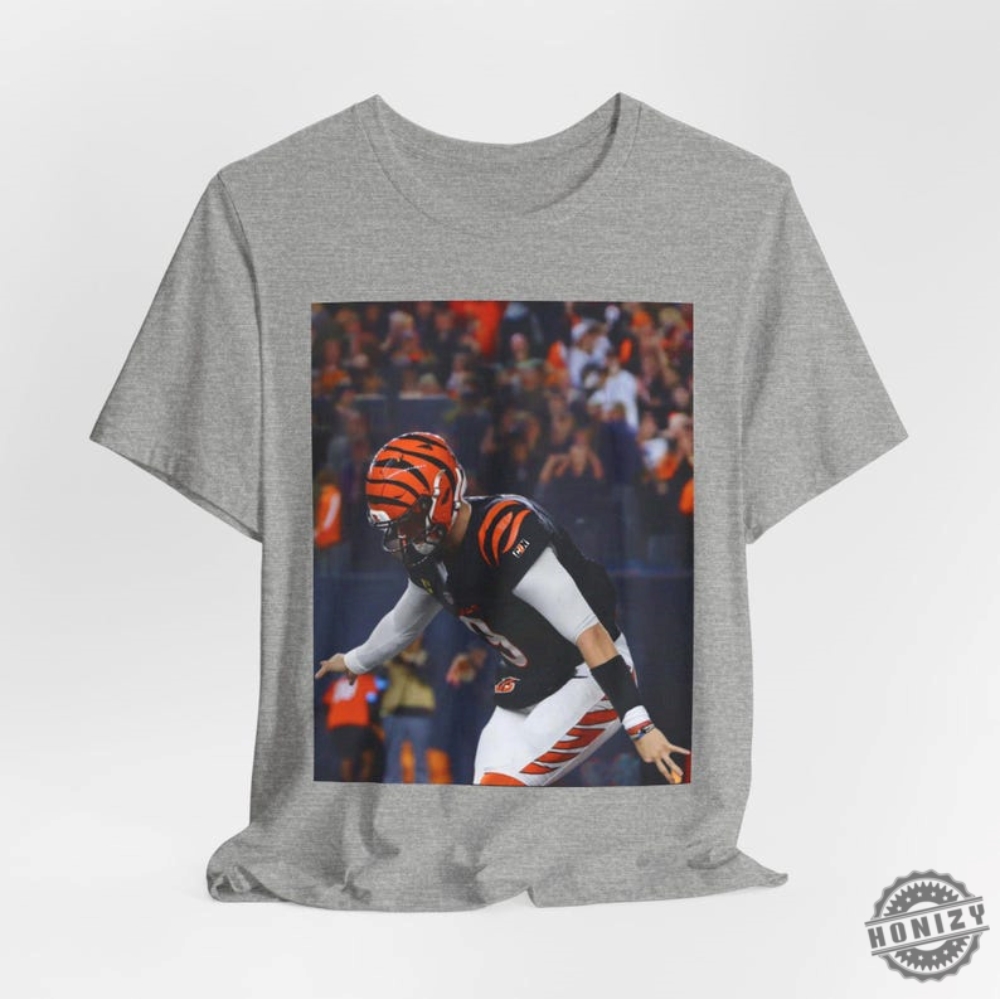 Joe Burrow Griddy Cincinnati Bengals Football Tee