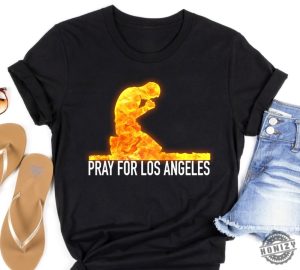 Pray For Los Angeles Shirt California Strong Apparel honizy 3