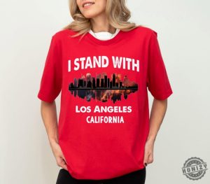 I Stand With Los Angeles California Shirt honizy 3