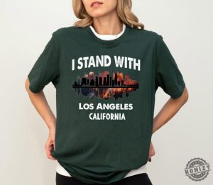 I Stand With Los Angeles California Shirt honizy 4