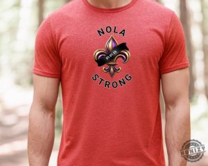 Nola Strong New Orleans Mardi Gras Tee Shirt honizy 2