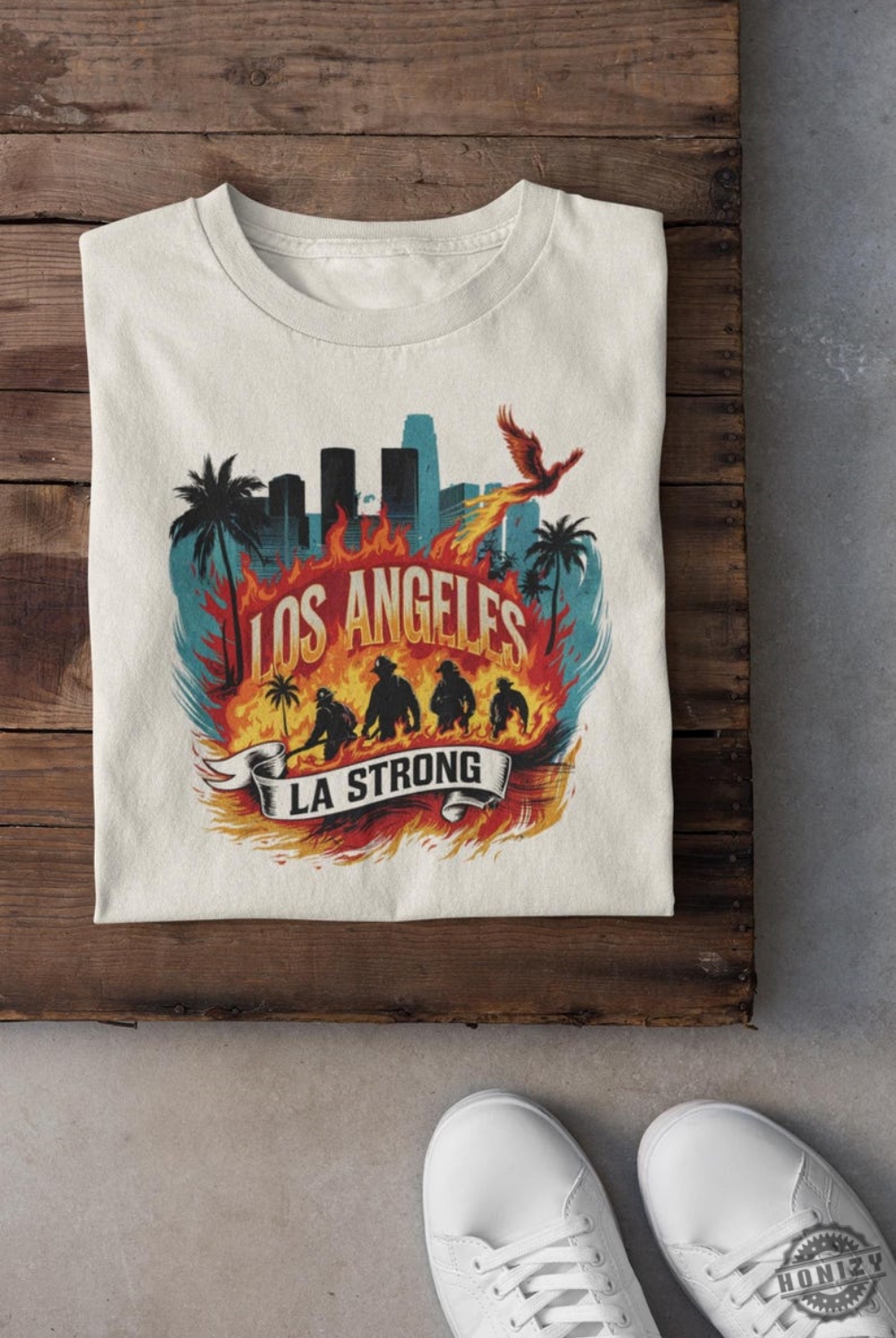 Los Angeles I Stand With California Oversized Shirt