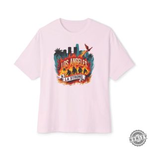 Los Angeles I Stand With California Oversized Shirt honizy 3