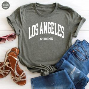 Los Angeles Strong La Support Fire Shirt honizy 4