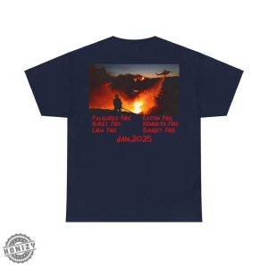 Los Angeles Strong Forest Fire Awareness 2 Side Shirt honizy 5