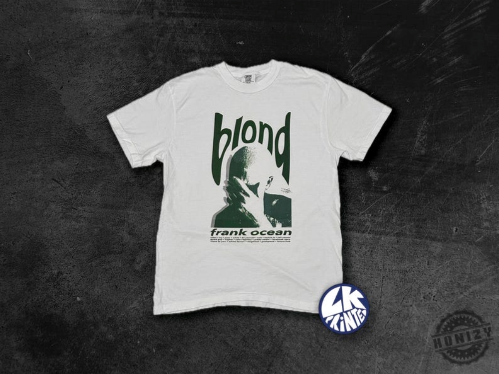 Frank Ocean Blonde Album Cover Tracklist Shirt