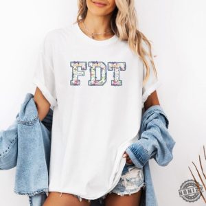 Fdt Shirt Anti Trump Flower Tee Subtle Feminist Shirt honizy 4