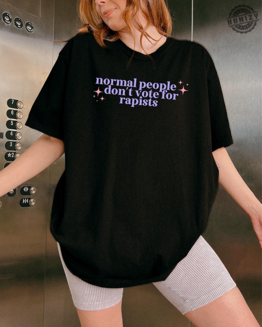 Normal People Dont Vote For Rapists Tee Liberal Activist Shirt