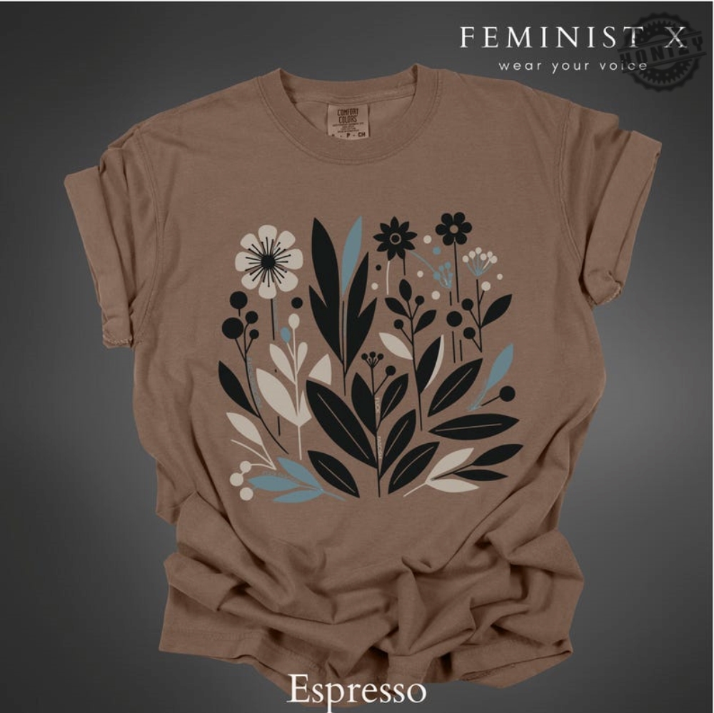 Subtle Fuck Fascism Minimalist Flower Shirt