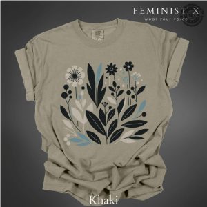 Subtle Fuck Fascism Minimalist Flower Shirt honizy 8