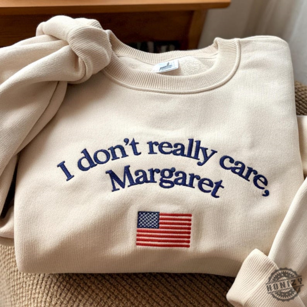 Embroidered I Dont Really Care Margaret Vice President Vance Republican Shirt