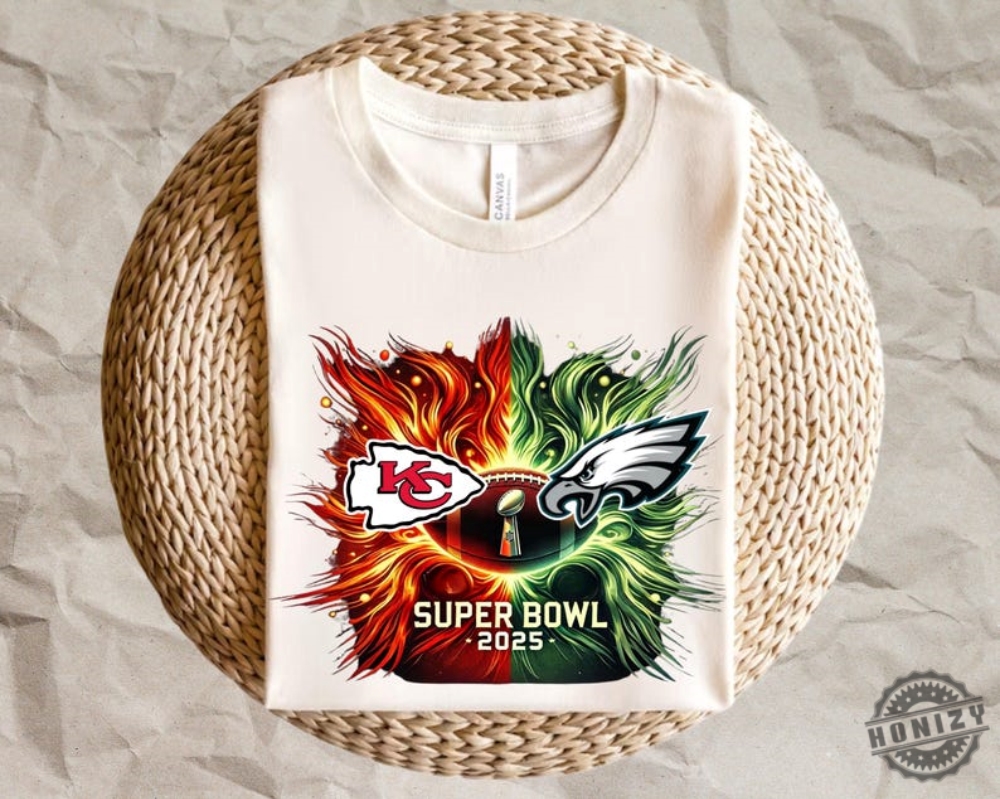 Super Bowl 2025 Eagles Vs. Chiefs Shirt