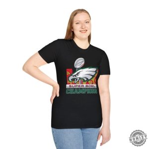 Philadelphia Eagles Super Bowl 20252 Champs Custom Printed Tshirt honizy 2