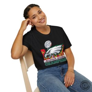 Philadelphia Eagles Super Bowl 20252 Champs Custom Printed Tshirt honizy 6