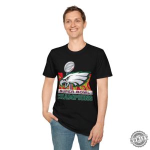 Philadelphia Eagles Super Bowl 20252 Champs Custom Printed Tshirt honizy 7