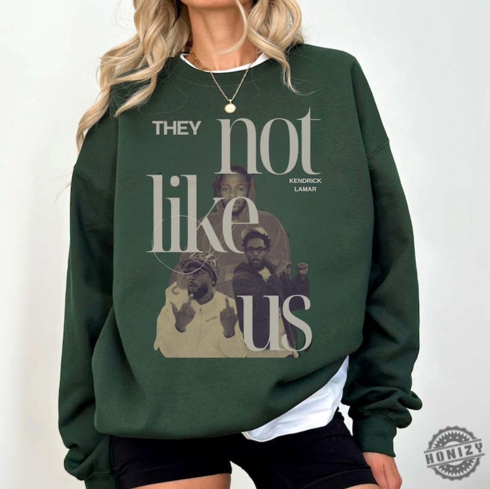 They Not Like Us Kendrick Lamar Retro Hip Hop Graphic Tee