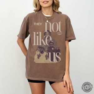 They Not Like Us Kendrick Lamar Retro Hip Hop Graphic Tee honizy 5