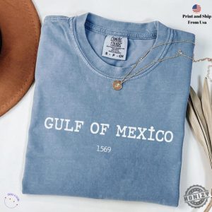 Gulf Of Mexico Patriotic Unisex Tee American Gulf Of Mexico Shirt honizy 2