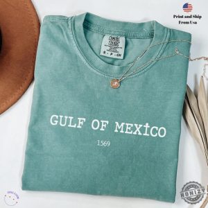 Gulf Of Mexico Patriotic Unisex Tee American Gulf Of Mexico Shirt honizy 5