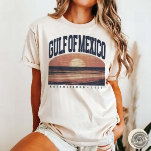 Gulf Of Mexico Shirt Gulf Coast Shirt Mexico Beach Shirt Texas Alabama Mississippi Florida Beach Shirt honizy 5