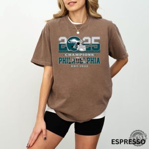 2025 Super Bowl Champions Eagles Tshirt honizy 2