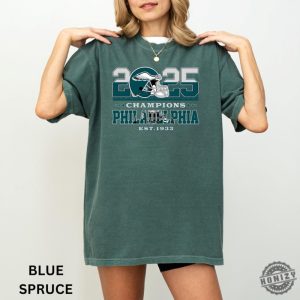 2025 Super Bowl Champions Eagles Tshirt honizy 3