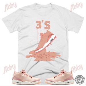 Shoe Dripping Shirt To Match Jordan 3 Valentine Day honizy 1