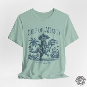 Gulf Of Mexico Funny Pirate Cat Shirt honizy 4