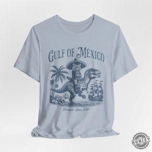 Gulf Of Mexico Funny Pirate Cat Shirt honizy 8