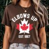 Canada Elbows Up Protest Support Trendy Shirt honizy 2